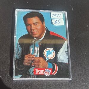 MUHAMMAD ALI NFL Pro Line TRADING CARD